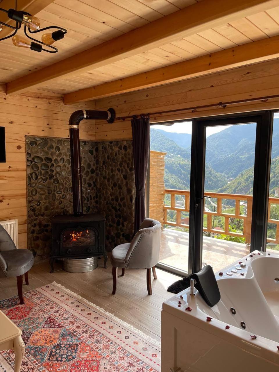 Ekakta Bungalov Çamlıhemşin Exteriör bild